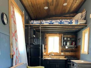 6 4 Tiny Home jacuzzi in room